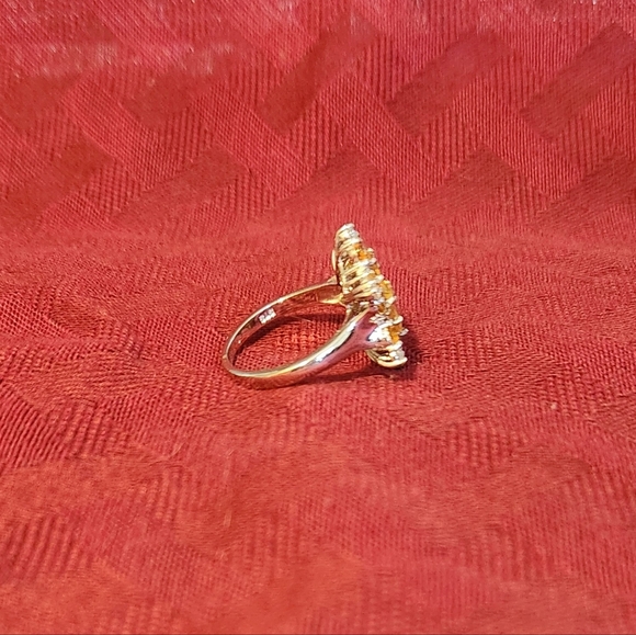 SS gemstone ring Size 7 - Picture 3 of 4